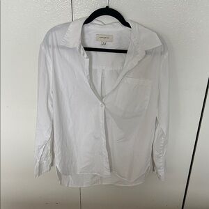 Banana Republic White Button Down Shirt
